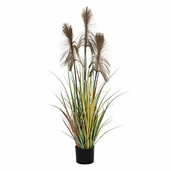 BigBuy Home Plante décorative PVC Ciment Tissu 120 cm 14 x 14 x 12,5 cm