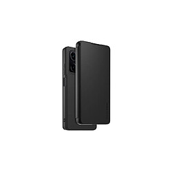 Coque avec rabat finition gomme et porte carte Made For Xiaomi pour Redmi Note 12 Pro 5G Noir