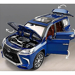 Avis Universal Lexus LX570 Die Cast Alloy Car Model Collectibles Boy Birthday Present Children's Toy's Car (Bleu)