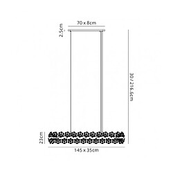 Luminaire Center Suspension 14 ampoules Cristal k9 Or français