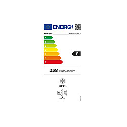 Congélateur 1 porte intégrable 309l blanc - WVA31612NFW2 - WHIRLPOOL