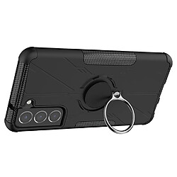 Coque en TPU anti-chute avec béquille pour votre Samsung Galaxy S21 FE 5G - noir