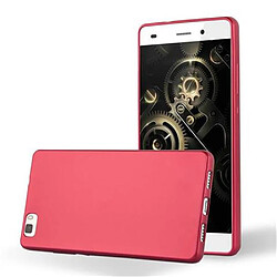 Cadorabo Coque Huawei P8 LITE 2015 Etui en Rouge