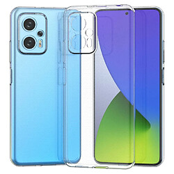 Htdmobiles Coque pour Xiaomi Poco X4 GT 5G - housse etui silicone gel fine + film ecran - TRANSPARENT TPU