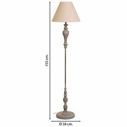 Avis Lampadaire Alexandra House Living Blanc Gris 220-240 V 38 x 155 x 38 cm