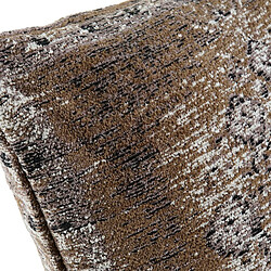 Coussin DKD Home Decor 8424001832477 Noir Beige Polyester Aluminium Marron Clair Arabe 60 % Coton (45 x 12 x 45 cm)