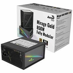 Bloc d'Alimentation Aerocool MIRAGEGOLD850M ATX 850 W 80 Plus Gold