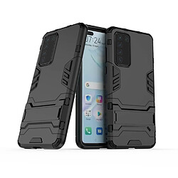 Coque en TPU 2 en 1 avec béquille noir pour votre Huawei P40