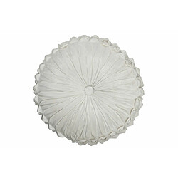 Inside 75 Coussin IVA Rond Polyester Blanc