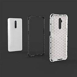 Wewoo Coque Pour OPPO Realme X2 Pro Shockproof Honeycomb PC + TPU Case Grey pas cher