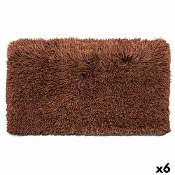 Gift Decor Tapis Marron Coton Polyester 50 x 2 x 80 cm (6 Unités)