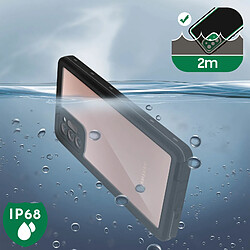 Avis Coque Samsung Galaxy Note 20 Bi-matière Waterproof 2m Film Écran Redpepper noir