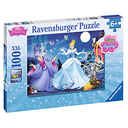 Ravensburger Puzzle 100 pièces Adorable Cendrillon avec Paillettes au Thème Disney Princesse Multicolore pas cher