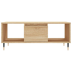 Acheter vidaXL Table basse Chêne sonoma 90x50x36,5 cm Bois d'ingénierie