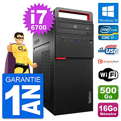 PC Tour Lenovo ThinkCentre M700 i7-6700 RAM 16Go Disque 500Go Windows 10 Wifi - Occasion