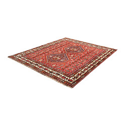 Vidal Tapis de laine 194x159 rouge Ghashghai