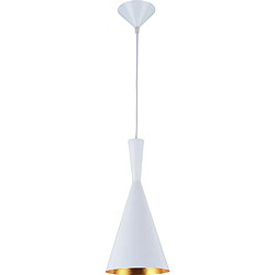 ICONIK INTERIOR Lampe suspension Elevated Shade - Aluminium Blanc