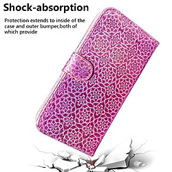 Wewoo Housse Coque Pour Galaxy A51 couleur unie boucle magnétique coloré horizontale étui en cuir PU avec titulaire et fentes cartes et portefeuille et lanière rose pas cher