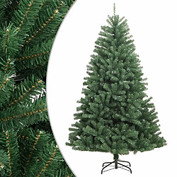 vidaXL Sapin de Noël artificiel à charnières avec support vert 180 cm