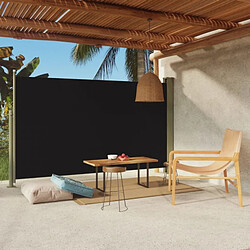 vidaXL Auvent latéral rétractable de patio 180x300 cm Noir