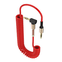 Avis Audio 3.5mm à Jack Cable Car Aux Stereo pour iPhone haut-parleur rouge