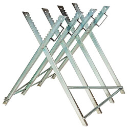 Helloshop26 Chevalet de sciage pour buche bois scie 4 supports 84 cm 3408032/2