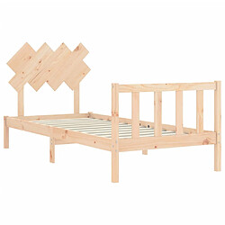 Acheter vidaXL Cadre de lit sans matelas bois de pin massif