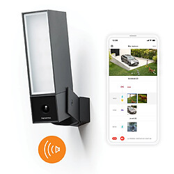 caméra extérieure avec sirène intelligente - projecteur led - connectée - netatmo noc-s-pro