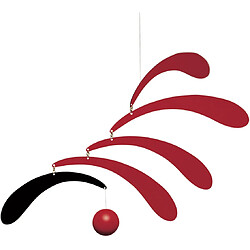 Flensted Mobiles Flowing Rhythm Red 90x170cm