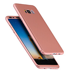 Wewoo Coque or rose pour Samsung Galaxy S8 + / G955 360 Degrés couverture complète détachable housse de protection