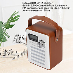 Avis ComfortXL Mini enceinte bluetooth sans fil portable enceinte bluetooth dab pour lire de la musique mp3 et la radio fm