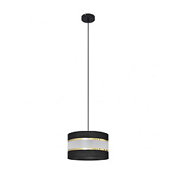 Helam Suspension Helen Tissu,Fer Or noir 1 ampoule 90cm