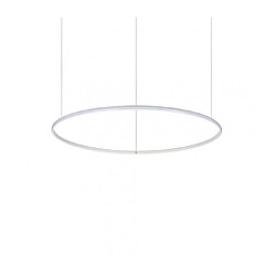 Ideal Lux Suspension LED intégré Hulahoop 1 ampoule Métal,aluminium,plastique blanc