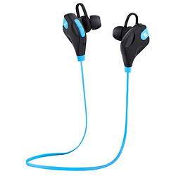 Wewoo Ecouteur Bluetooth pour iPhone écouteurs stéréo sans fil avec contrôle Mic FH E70987 Programme Soutien Handfree appel l'pour iPhone Galaxy Sony HTC Google Huawei Xiaomi Lenovo Smartphone Bleu