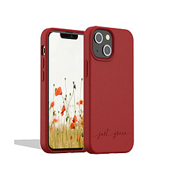 BIGBEN Coque iPhone 13 mini Natura Rouge - Eco-conçue Just Green