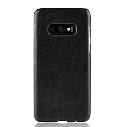 Wewoo Coque antichoc Litchi Texture PC + PU pour Galaxy S10 Lite (Noir)