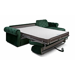 Avis Inside 75 Canapé d'angle réversible CHESTERFIELD convertible EXPRESS lattes 140 cm matelas 16 velours gris