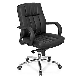 Fauteuil de direction XXL G 100 simili cuir noir hjh OFFICE