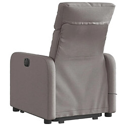 Acheter vidaXL Fauteuil inclinable de massage électrique Taupe Tissu