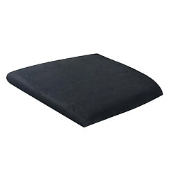 Housse De Coussin De Siège De Chaise Carrée Extensible Housse 40-50 Cm Noir