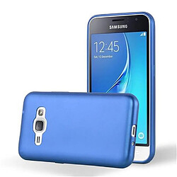 Cadorabo Coque Samsung Galaxy J1 2015 Etui en Bleu