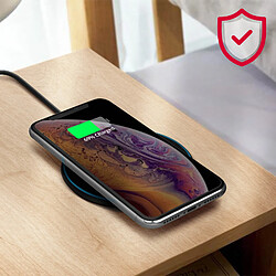 Avis Chargeur sans fil QI Puissance 15W Charge Rapide Coussinets Antidérapants XO