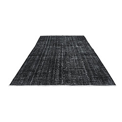 Avis Vidal Tapis de laine 305x206 noir Ultra Vintage