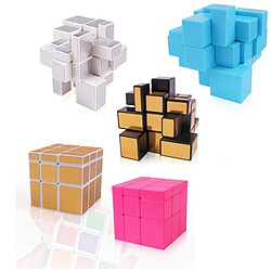 Wewoo Cube magique or et noir Zhisheng Glace Licorne 3ème ordre Miroir Brossé Cerveau Vitesse Puzzle Magic + pas cher