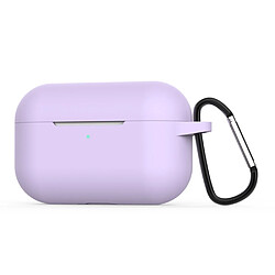 Coque en silicone avec boucle violet pour votre Apple AirPods Pro/AirPods 3