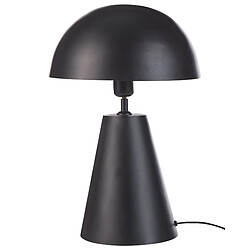 Beliani Lampe de table en métal noir PALMIET