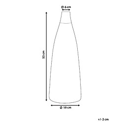 Avis Beliani Vase décoratif EMONA fait à la main Céramique 54 cm Noir