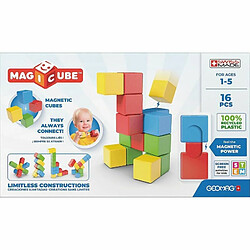 Acheter Geomag - Magicube Full Color - Cubes Magnétiques à Empiler pour Bébé d'1 an et plus - 4 couleurs - 16 Blocs de Construction- 100% Plastique Recyclé