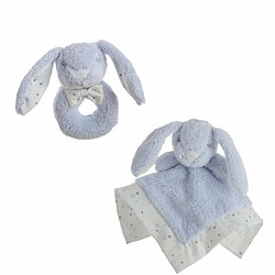 BigBuy Fun Doudou Lapin 30 x 30 cm Hochet