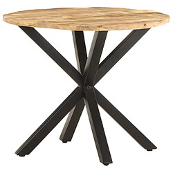 vidaXL Table d'appoint 68x68x56 cm Bois de manguier massif 